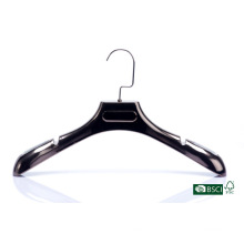 Belo acabado venda quente cabide plástico garment hanger